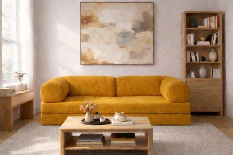 LEGOM YATAKLI AKTİVİTE KÖŞE KOLTUK SARI, 200X200