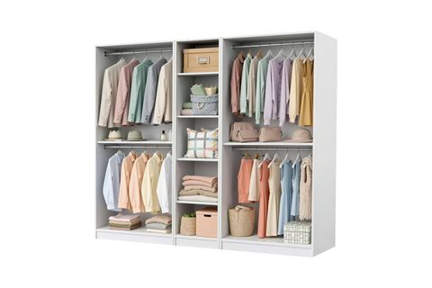 DEKOREX GARDIROP, BEYAZ, 4 KAPAKLI, MNT511