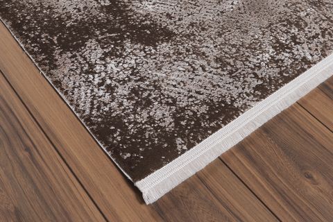 ATLAS HALI FRAPE FP01D KAHVE KREM MODERN SALON HALISI 120X180
