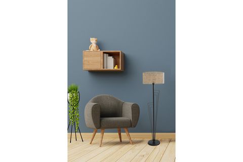 LUMEXX KELEBEK SİLİNDİR RATTAN ABAJURLU LAMBADER, SİYAH