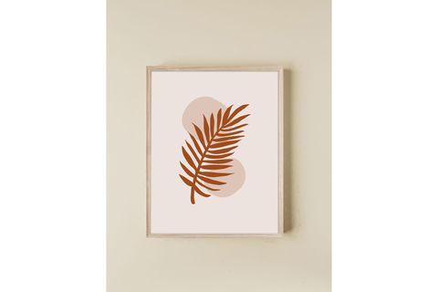 MUNİKA AHŞAP ÇERÇEVELİ SOYUT YAPRAKLAR ÜÇLÜ TABLO SETİ, 21X30, 100