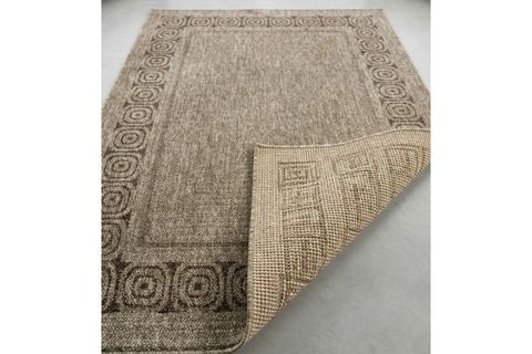 MERİNOS HALI TORONTO KAHVERENGİ SİSAL JÜTT GÖRÜNÜMLÜ MODERN HALI 64076 178  80X300 CM