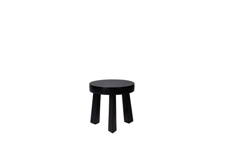 TUCA'S HOME SLİM STOOL TABURE, SİYAH, 30 CM