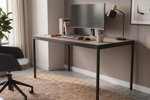 OFİSİMİ SELECT LİSA ÇALIŞMA MASASI, OFİS MASASI, BEJ, 120 CM