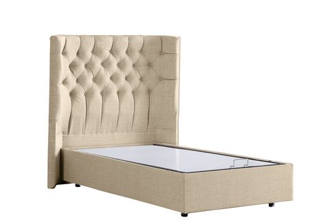 MATİLDA   BAZA BAŞLIK VE COMFORT YATAK SETİ, KREM, 90X190