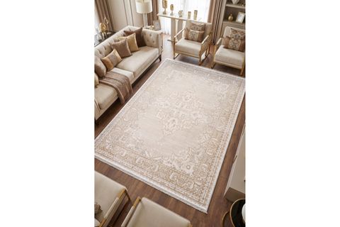 KOZA ŞİMAL BEJ BORDO SALON HALISI A3547C, 100X200