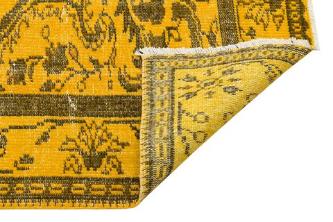 EL DOKUMA HARDAL RENGI VINTAGE HALI 169X283