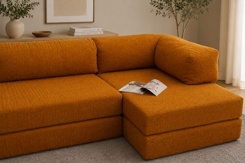 COMFORT SERİSİ YATAKLI KÖŞE KOLTUK, TURUNCU