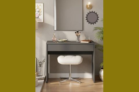 ARYA NOVELLA BÖLMELİ MAKYAJ MASASI, ANTRASİT