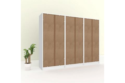 DEKOREX GARDIROP, BEYAZ, 6 KAPAKLI, MNT611