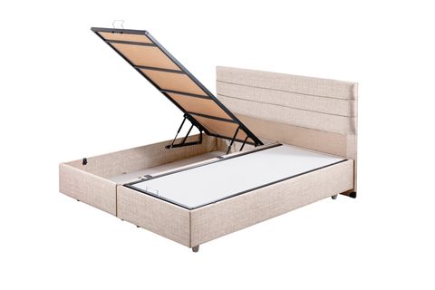 SOFİA BAZA BAŞLIK LETTO YATAK SETİ, KREM, 140X190