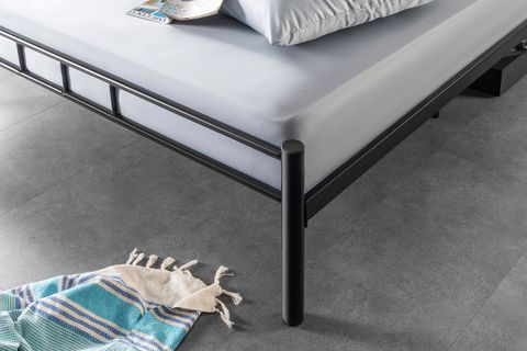 EVGER METAL KARYOLA, K25, SİYAH, 140X190