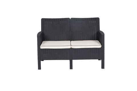 NOVA PLASTİK İKİLİ KANEPE, ANTRASİT