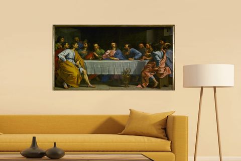 TABLOLIFE SON AKŞAM YEMEĞİ KANVAS TABLO, 100X150