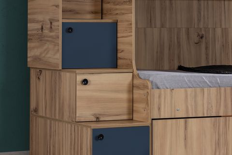 RİVA YAVRULU RANZALI GENÇ ODASI TAKIMI, 3 KAPAKLI