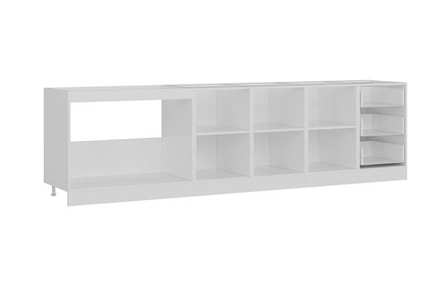 MİNAR 300 CM MUTFAK DOLABI BEYAZ DORE 300-D2-ALT MODÜL