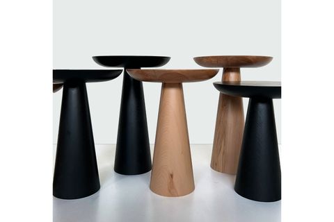 TEKLİ ZİGON MANTAR SEHPA MUSHROOM, SİYAH