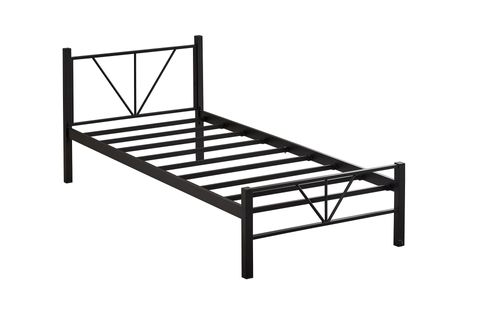 ALCHERA METAL KARYOLA, SİYAH, 90X200