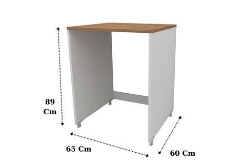 ARİN SOLO ÇAMAŞIR MAKİNESİ DOLABI, ÇAM BEYAZ, 89X65 CM