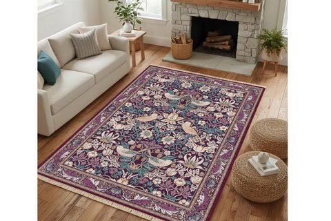 MOR BAHÇE DOKUMA TABAN HALI, 570 YNG 80X150 CM