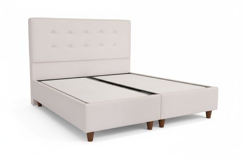 LUNA NERA BAZA VE BAŞLIK SETİ, KREM, 100X200