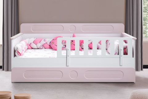 FLORA YAVRULU MONTESSORİ KARYOLA, PEMBE