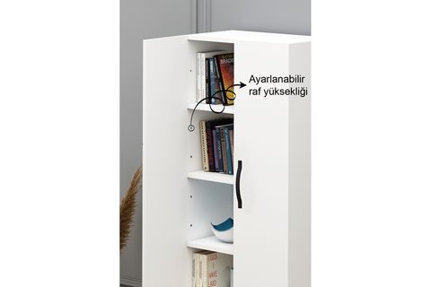 NEZ ÇOK AMAÇLI KİLER DOLABI, BEYAZ