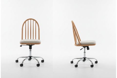 LAURA AHŞAP OFİS ÇALIŞMA SANDALYESİ, NATURAL