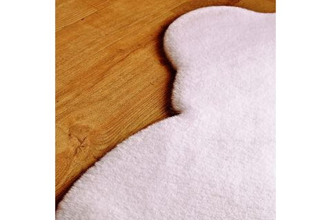YIKANABİLİR KAYMAZ TABAN POST PELUŞ ÇOCUK HALISI, BEYAZ, 120X160