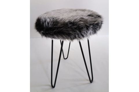 PELUŞ PUF, ANTRASİT