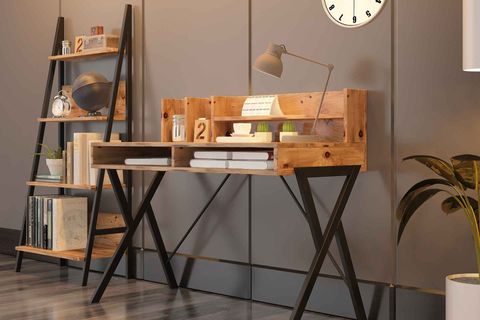 AVMPARK YANKE ÇALIŞMA MASASI VE KİTAPLIK, ATLANTİK ÇAM