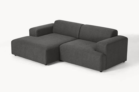 ELSA KETEN MİNİ KÖŞE KOLTUK, SOL KÖŞE, ANTRASİT