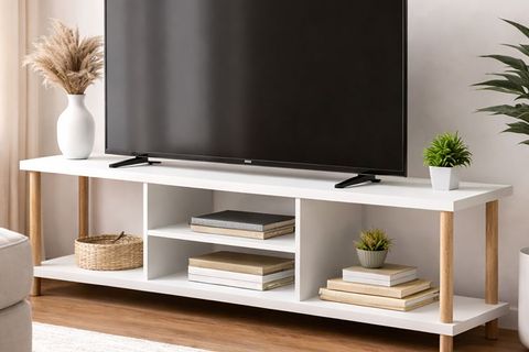 TİVO TELEVİZYON SEHPASI, BEYAZ, 120 CM