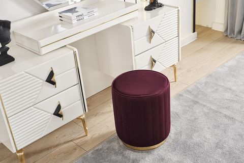 LAYLA PUF, BORDO, GOLD