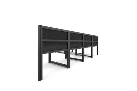 GARDEN 6 KİŞİLİK BALKON BAHÇE MUTFAK KÖŞE TAKIMI, SİYAH