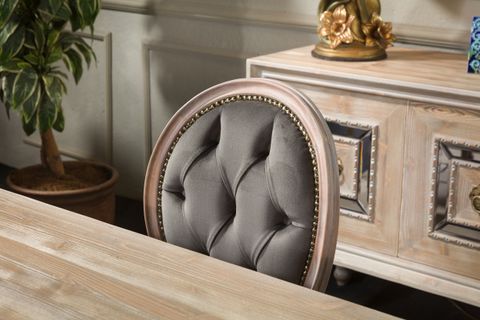 TURİ YEMEK ODASI TAKIMI, BEYAZ ESKİTME