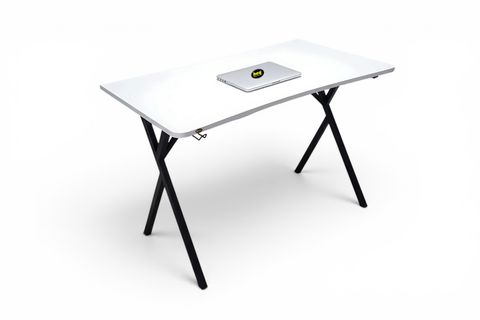 GAMİNG OYUNCU MASASI, BEYAZ SİYAH, 120 CM