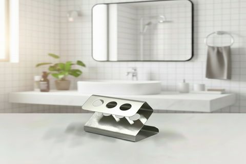 PASLANMAZ ÇELİK MODERN DİŞ FIRÇALIK, GÜMÜŞ GRİ, 1010 CM
