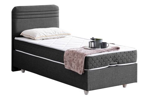 MİLA BAZA BAŞLIK VE ORTHO SOFT YATAK, ANTRASİT, 120X200