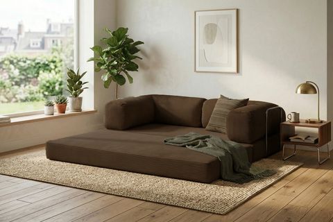 LEGOM YATAKLI AKTİVİTE KÖŞE KOLTUK KAHVERENGİ, 200X200