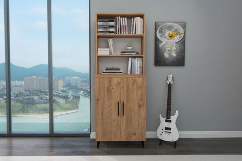 ORAS KLASİK KİTAPLIK, ATLANTİK ÇAM, 6 RAFLI