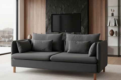 BUDAPEST MODÜLER ÜÇLÜ KOLTUK, ANTRASİT