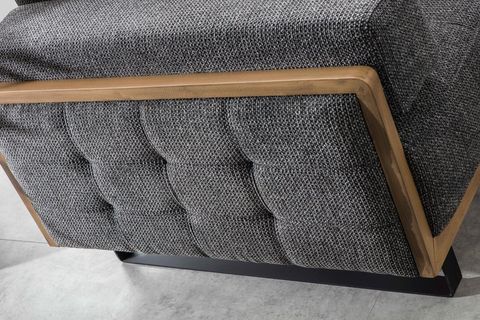 LOFT GALA KOLTUK TAKIMI, GRİ, SİYAH AYAK