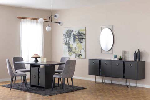 LUCİA ANTRASİT YEMEK ODASI