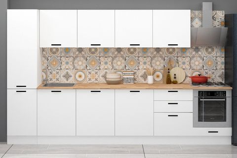 340 CM FİLİPA ANK MODÜLLÜ VE BOY DOLAPLI MUTFAK