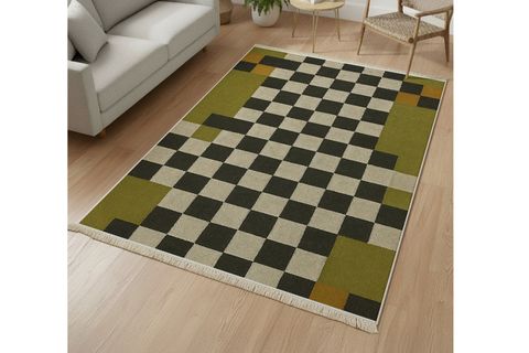 YEŞİL KÜME DOKUMA TABAN HALI, 519 YNG, 80X200 CM