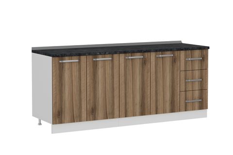MİNAR 200 CM MUTFAK DOLABI BEYAZ DORE 200-D1-ALT MODÜL