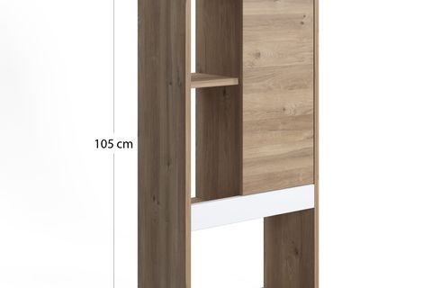 RUUM STORE BY DOĞTAŞ ZEİN KİTAPLIK KAPAKLI, MEŞE OPAK BEYAZ