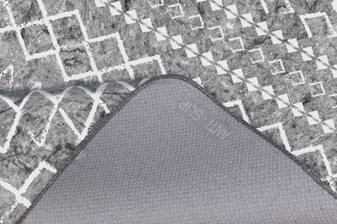 JUNGLE HALI BOHO İSKANDİNAV MODEL GRİ RENK DEKORATİF HALI 120X175