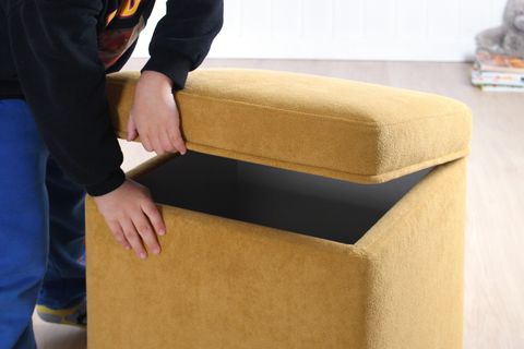 PİKLET ÇOCUK SANDIKLI PUF, HARDAL